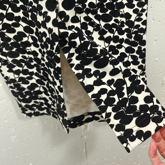 Bettie Page by Tatyana Dress Womens XS Retro Pin Up Bodycon Midi Velvet Burnout - Picture 4 of 11